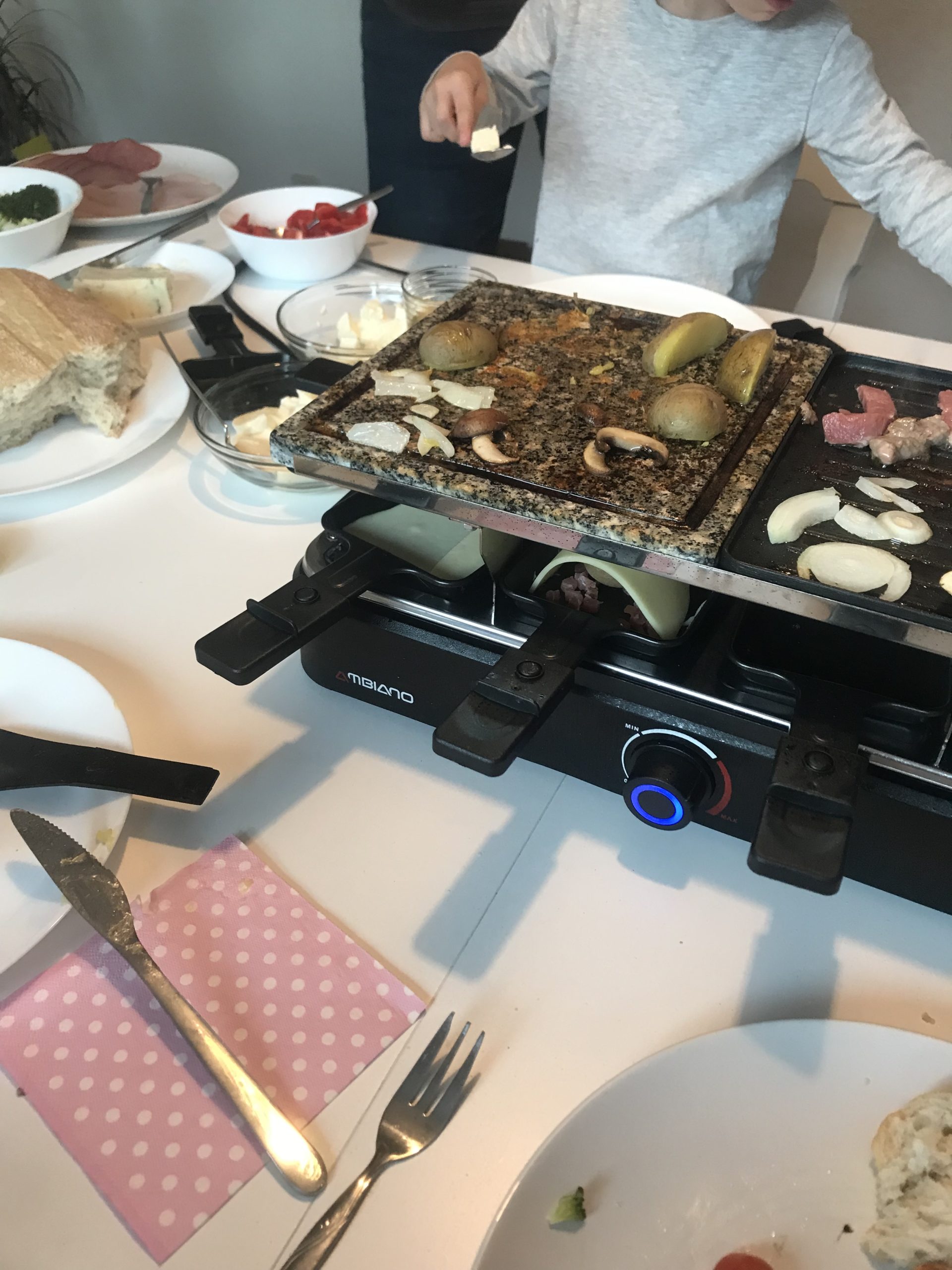 Raclette Tisch 