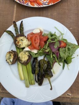 Grillteller mit Gemüse