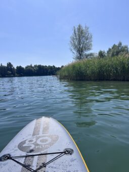 Der Blick aufs Wasser vom Sub aus